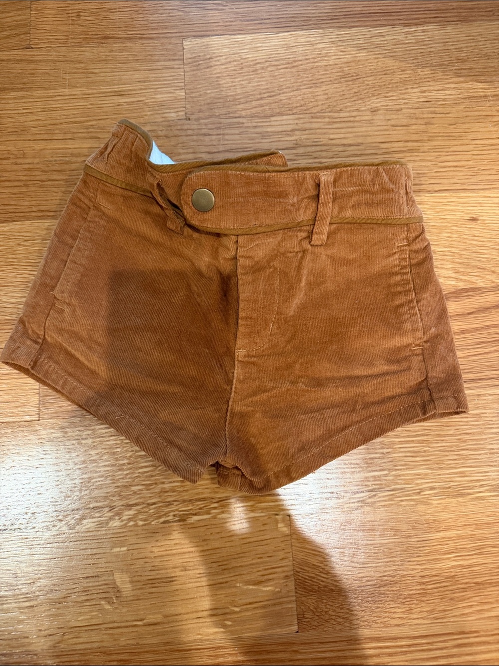 Cadets Toddler Corduroy Shorts in Rust 2-3T